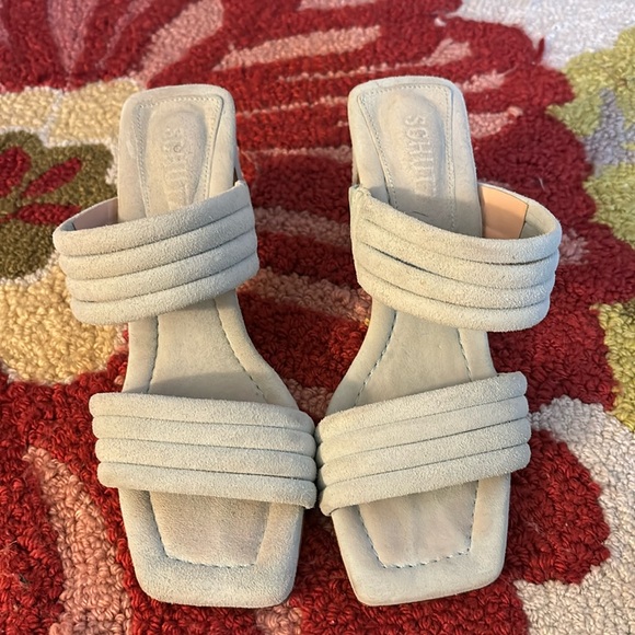 SCHUTZ Shoes - Schutz light blue strappy heeled sandal